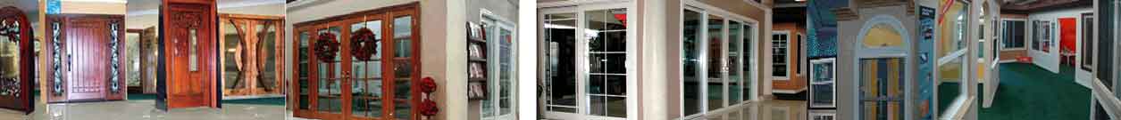 door window showroom