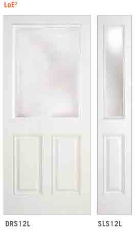 drs12l 1/2 glass fiberglass door