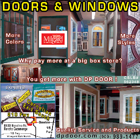 dp door showroom Rancho Cucamonga