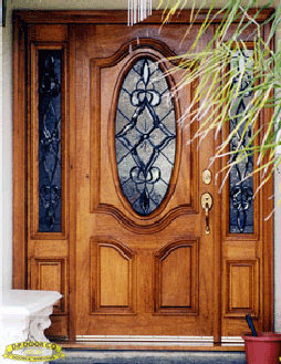 oval oak with sidelites