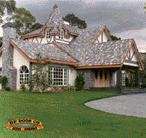 tudor style house windows doors