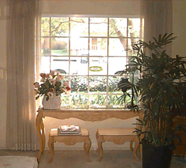 Milgard replacement window with sculptured girds installed in house