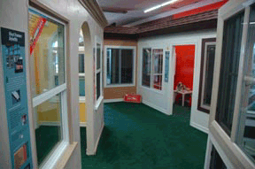 Milgard displays in dp doors showroom