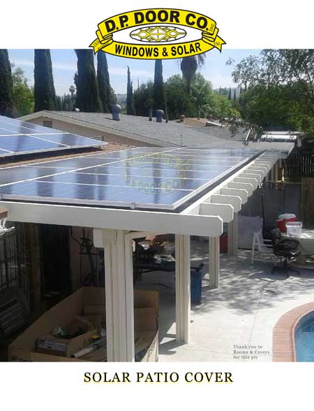 patio cover with solar